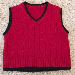 Infant sweater vest, 12M
